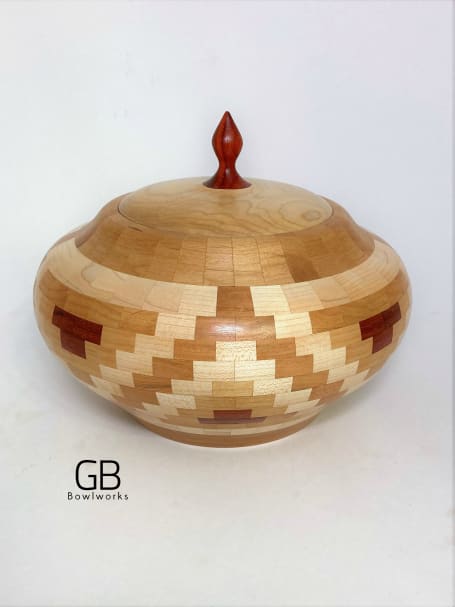 Hand turned wooden bowls